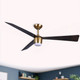 Elavan 52"Ceiling Fan (F744L-LBR/DO)
