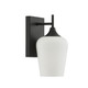Octave One Light Wall Sconce (9-6030-1-BK)
