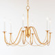 Plumette Six Light Chandelier (12166GL)