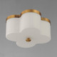 Clover Two Light Flush Mount (12240WTNAB)