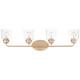 Maxim - 12264CDHR - Four Light Bath Vanity - Acadia - Heritage