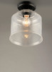 Acadia One Light Semi-Flush Mount (12270CDBK)