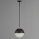 Duke One Light Pendant (12412SWBKWBR)