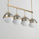 Duke Four Light Linear Pendant (12414SWSNSBR)