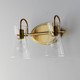 Ava Two Light Bath Vanity (12482CLNAB)