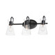 Maxim - 12483CLBK - Three Light Bath Vanity - Ava - Black