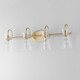 Ava Four Light Bath Vanity (12484CLNAB)
