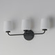 Durham Three Light Bath Vanity (12693WTBK)