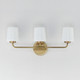 Durham Three Light Bath Vanity (12693WTNAB)