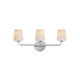 Maxim - 12693WTPC - Three Light Bath Vanity - Durham - Polished Chrome