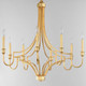 Normandy Eight Light Chandelier (12788GL)