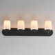 Durham Four Light Strip Bath Vanity (12894WTBK)