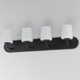Durham Four Light Strip Bath Vanity (12894WTBK)