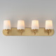 Durham Four Light Strip Bath Vanity (12894WTNAB)