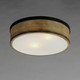 Franklin Two Light Flush Mount (14440DWBK)