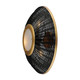 Rattan Three Light Wall Sconce/Semi Flush Mount (14460BRNAB)