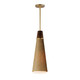 Maxim - 14481GCNAB - One Light Pendant - Sumatra - Natural Aged Brass