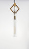 Flambeau One Light Pendant (16111CLBKAB)