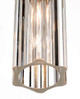 Flambeau One Light Pendant (16111CLBKAB)