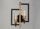 Flambeau Two Light Wall Sconce (16115CLBKAB)