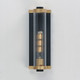 Opulent One Light Outdoor Wall Sconce (16121CRBKAB)