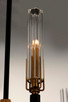 Flambeau LED Chandelier (16128CLBKAB)