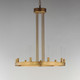 Ovation LED Chandelier (16162CRGLD)