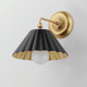 Primrose One Light Wall Sconce (18051BKGL)