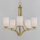 Deven Five Light Chandelier (20035SWSBR)