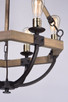 Lodge Six Light Chandelier (20335WOBZ)