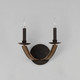 Basque Two Light Wall Sconce (20341DWAR)