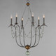 Formosa Six Light Chandelier (20486GN)