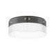Maxim - 21190CRBKNAB - LED Flush Mount - Spectre - Black / Natural Aged Brass