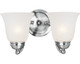 Maxim - 2121FTPC - Two Light Wall Sconce - Basix - Polished Chrome