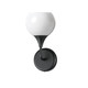 Maxim - 21221MRBK - One Light Wall Sconce - Neve - Black