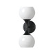 Maxim - 21222MRBK - Two Light Wall Sconce - Neve - Black