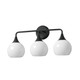 Maxim - 21223MRBK - Three Light Bath Vanity - Neve - Black