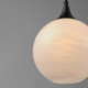 Neve One Light Pendant (21226MRBK)