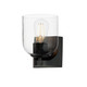 Maxim - 21231CLBK - One Light Bath Vanity - Scoop - Black