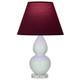 Robert Abbey - A788P - One Light Accent Lamp - Small Double Gourd - Celadon Glazed Ceramic w/Lucite