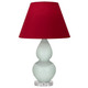 Robert Abbey - A788R - One Light Accent Lamp - Small Double Gourd - Celadon Glazed Ceramic w/Lucite