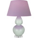 Robert Abbey - A791L - One Light Table Lamp - Double Gourd - Celadon Glazed Ceramic w/Lucite