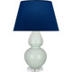 Robert Abbey - A791N - One Light Table Lamp - Double Gourd - Celadon Glazed Ceramic w/Lucite