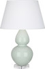 Robert Abbey - A791X - One Light Table Lamp - Double Gourd - Celadon Glazed Ceramic w/Lucite