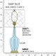 Robert Abbey - BB38 - One Light Table Lamp - Emma - Baby Blue Glazed Ceramic w/Warm Brass