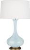 Robert Abbey - BB994 - One Light Table Lamp - Pike - Baby Blue Glazed Ceramic w/Aged Brass