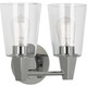 Robert Abbey - C255C - Two Light Wall Sconce - Wheatley - Polished Chrome