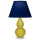 Robert Abbey - CI13N - One Light Accent Lamp - Small Double Gourd - Citron Glazed Ceramic w/Lucite