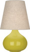 Robert Abbey - CI91 - One Light Accent Lamp - Small June - Citron Glazed Ceramic