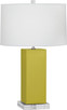 Robert Abbey - CI995 - One Light Table Lamp - Harvey - Citron Glazed Ceramic